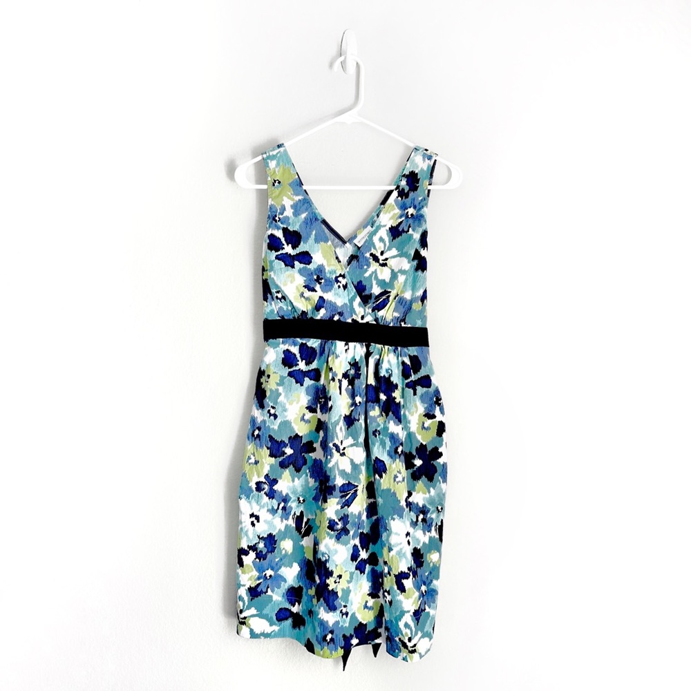 ⭐️5 for $25⭐️ Motherhood Maternity Blue and Green Floral Spring Mini Dress